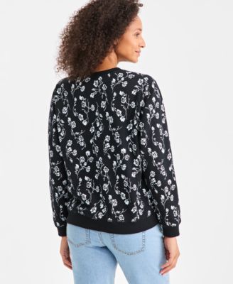Petite Long-Sleeve Sweatshirt, Macy's Exclusive