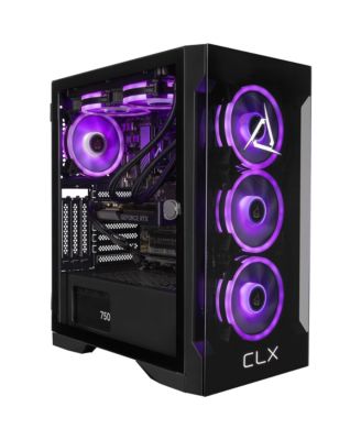 SET Gaming PC - Liquid Cooled AMD Ryzen 7 9700X 3.8GHz 8-Core, 32GB DDR5 Memory, GeForce RTX 5060 Ti 16GB GDDR7, 2TB SSD, WiFi, Win 11 Home