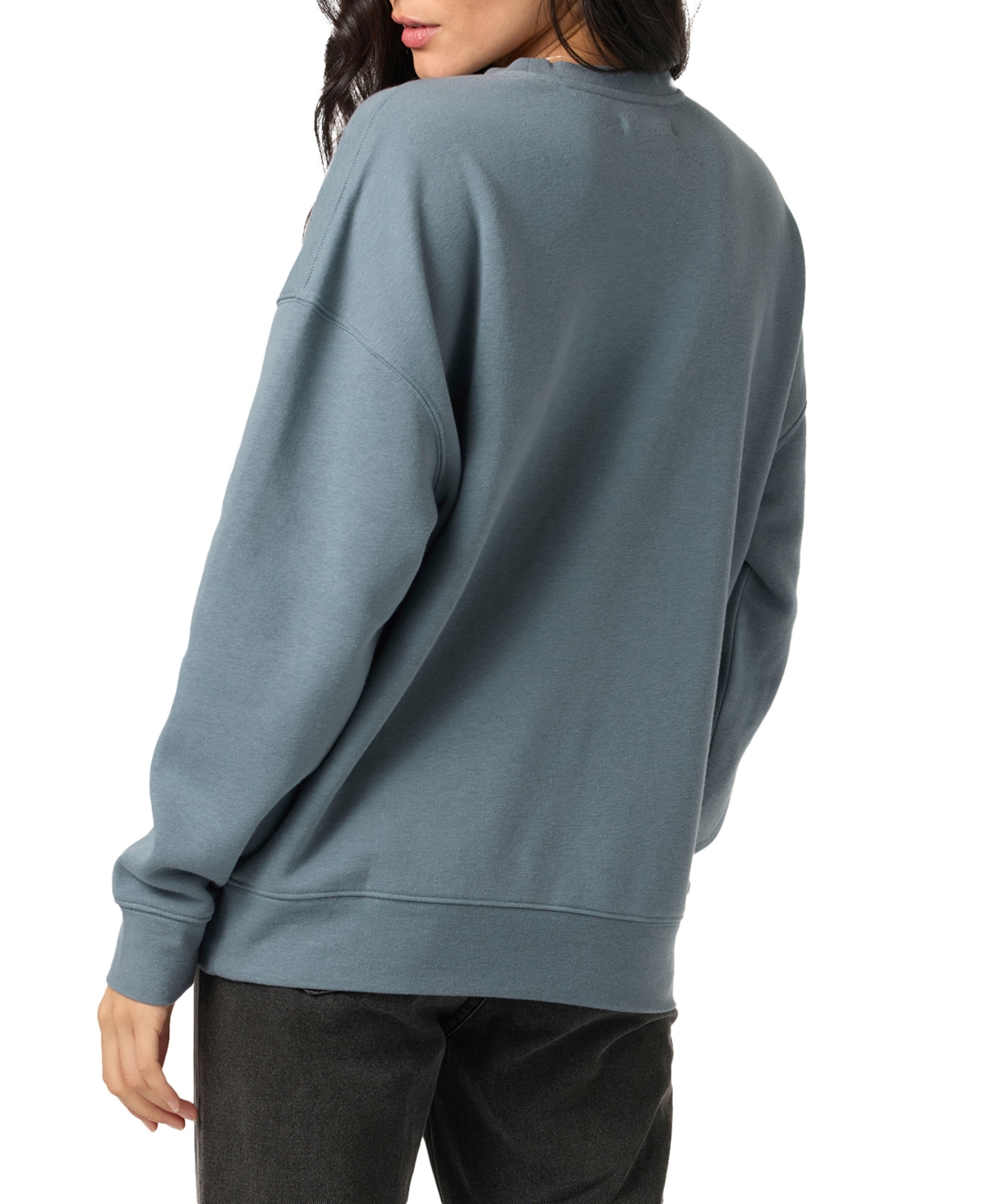 O'neill Juniors' Malibu Mirage Crewneck Sweatshirt In Gray