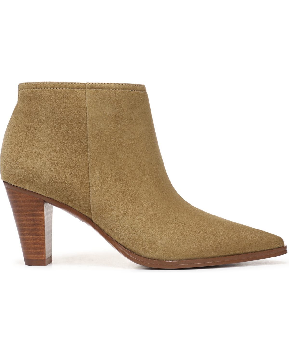 Franco Sarto Women's Josiah Pointed Toe Zip Short Boots In Brown