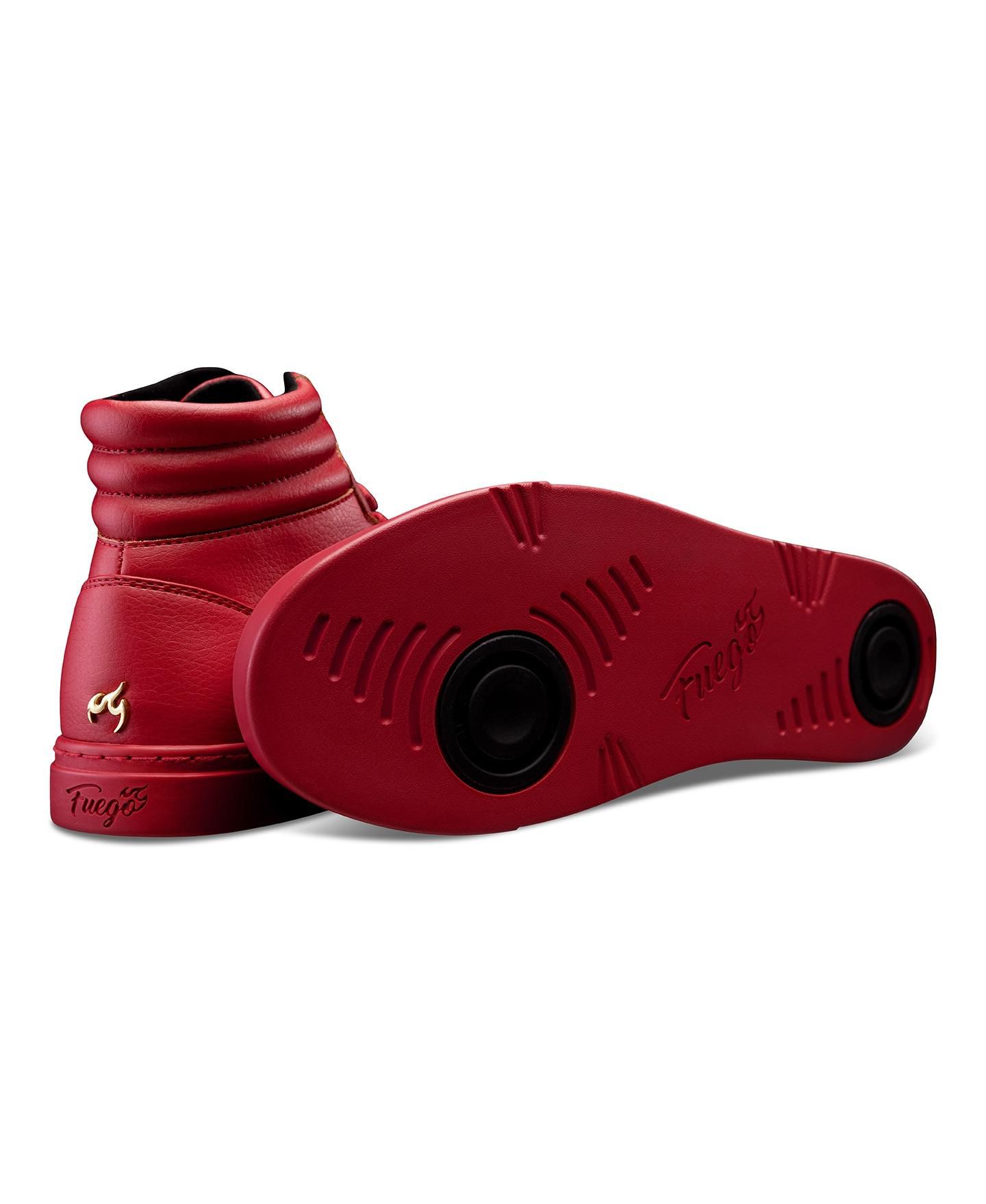 Женские кроссовки Fuego Red High-top, цвет: Красный — фото 5