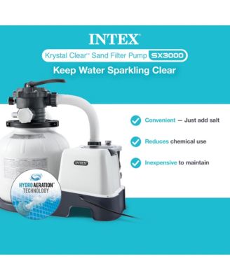 26651EG 3,000 GPH Above Ground Pool Sand Filter Pump with Automatic Timer