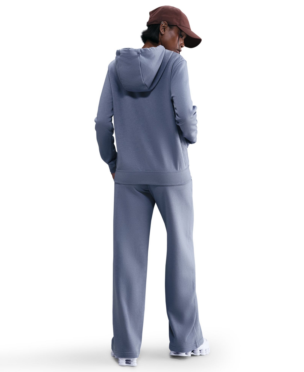 Nike Women's Sportswear Club Fleece Full-zip Hoodie In Gray