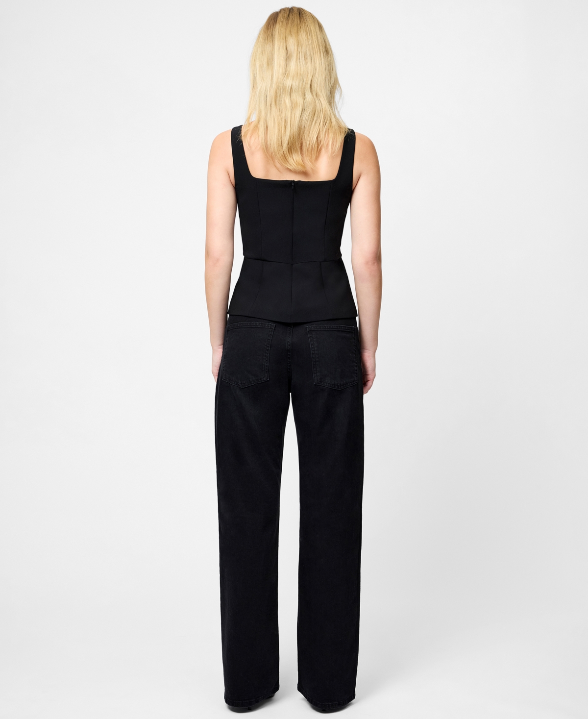 French Connection Azra Women's Sleeveless Bow Top