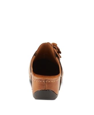 Lilybean Open Back with Genuine Leather Upper