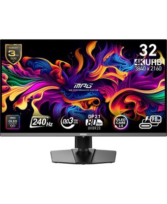 MPG 322URX QD-OLED 31.5" 16:9 4K Ultra HD 240Hz HDR Gaming Monitor
