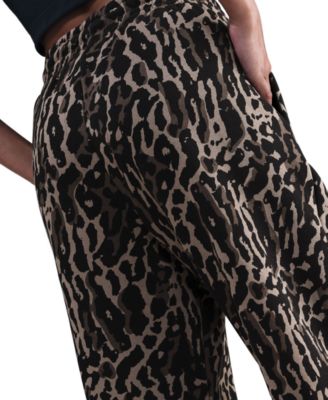 Women's High-Waisted Oversized Printed Sweatpants