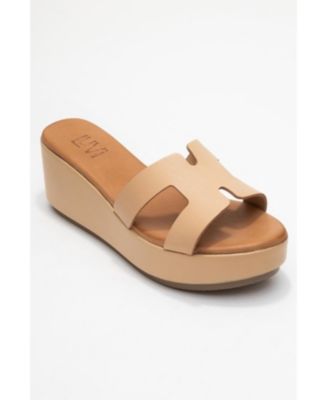 Lia Leather Platform Sandal (Women)