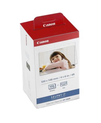 2 Pack KP-108IN Color Ink And Paper Set