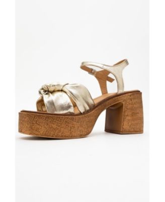 Tily Platform Wedge Leather Sandal (Women)