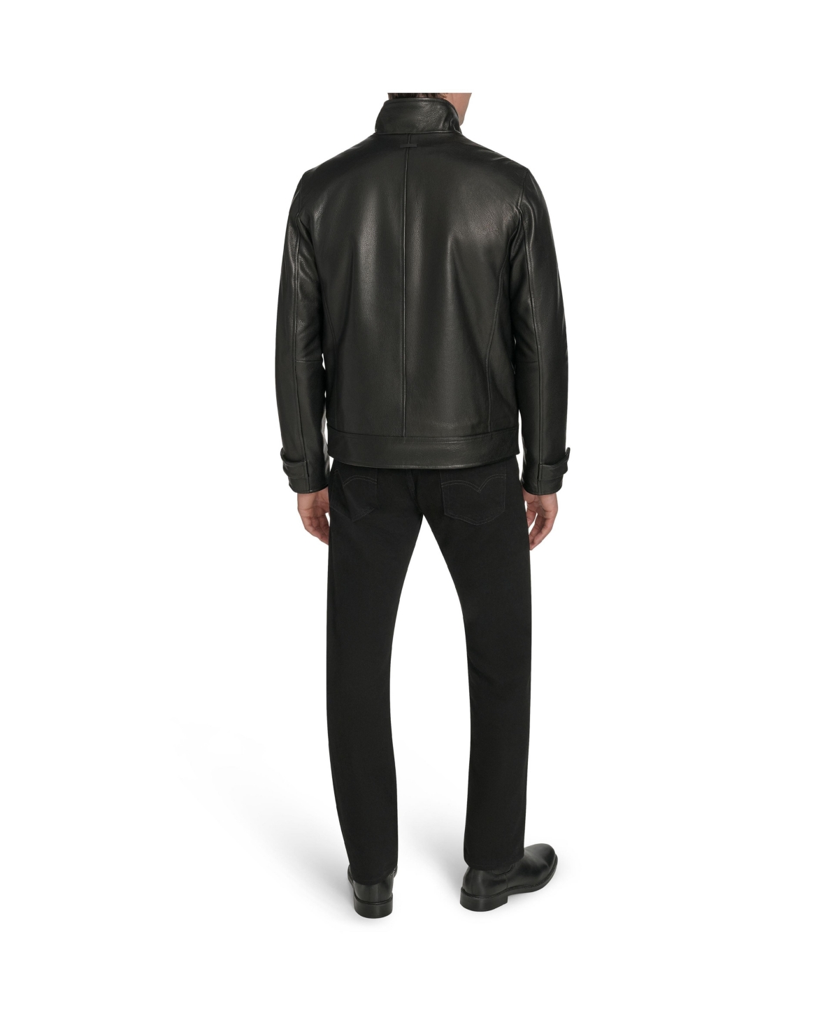 Andrew Marc Black Label Men's Skeld Leather Jacket