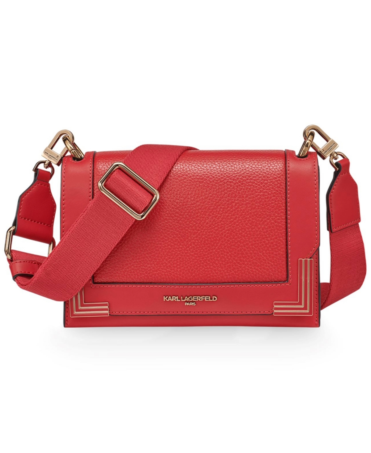 Karl Lagerfeld Camille Shoulder Handbag In Red