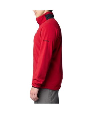 Men's Cardinal Arkansas Razorbacks Flanker IV Fleece Raglan Full-Zip Jacket