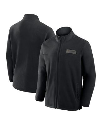 Fanatics - Men's Black Vegas Golden Knights Home Ice Fleece Full-Zip Jacket