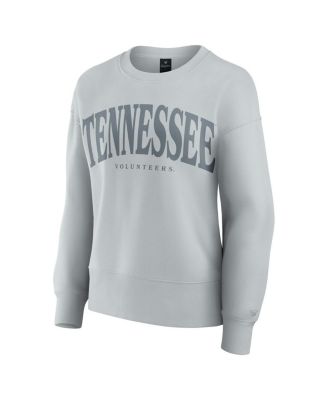 Women's Gray Tennessee Volunteers Supersoft Flow Fleece Pullover Sweatshirt