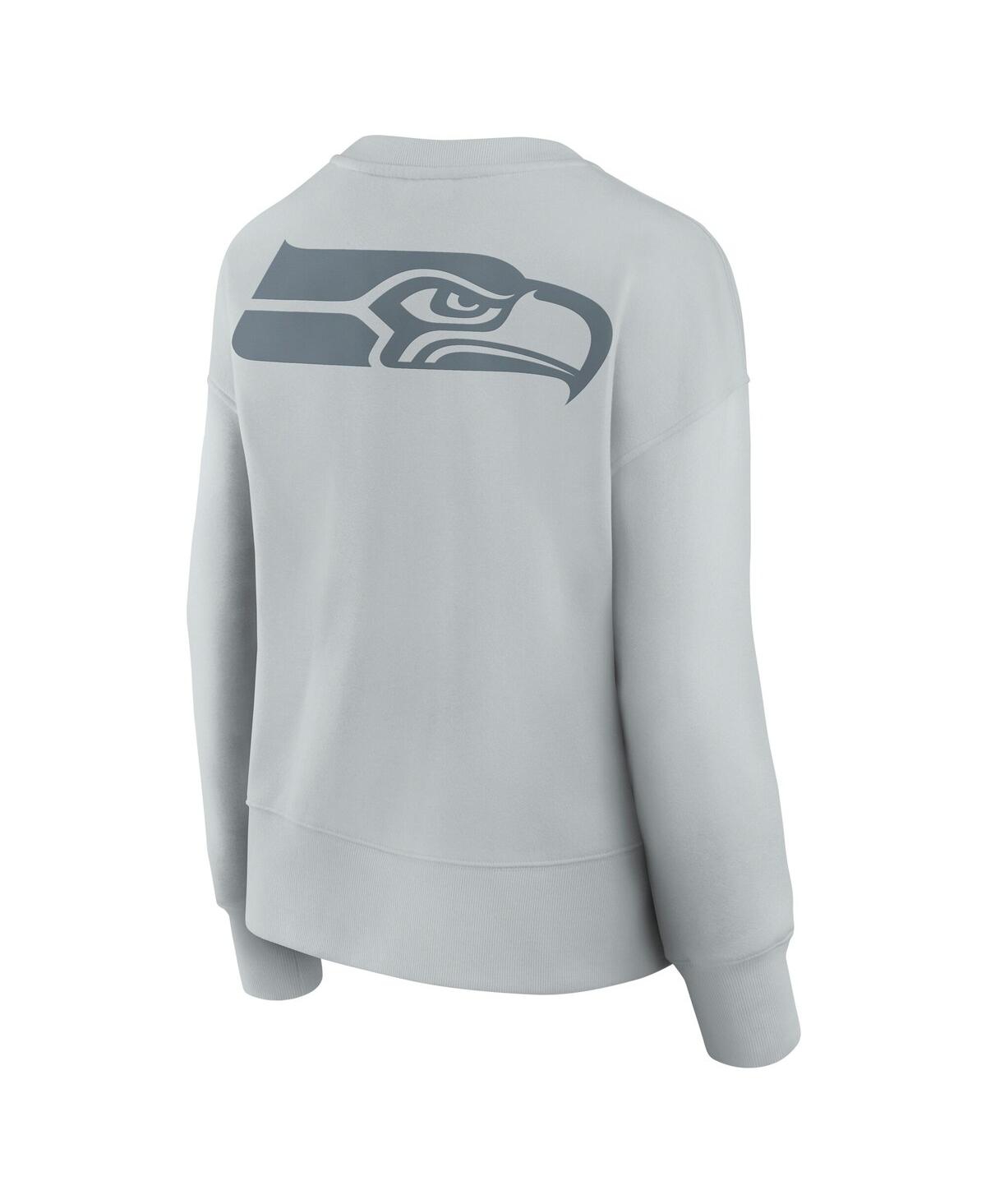 Fanatics Women's Gray Seattle Seahawks Elements Pullover Sweatshirt In Gray
