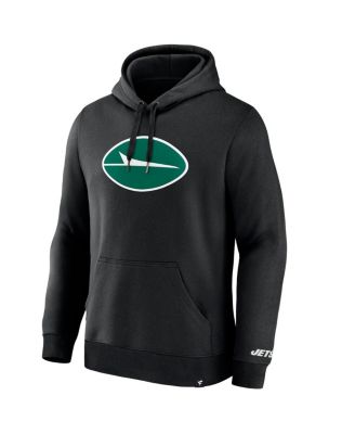 Men's Black New York Jets Legacy Fleece Pullover Hoodie