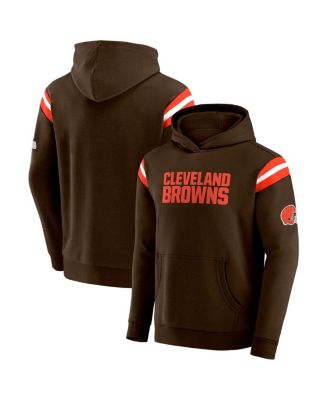 Fanatics - Men's Brown Cleveland Browns Football Washed Pullover Hoodie