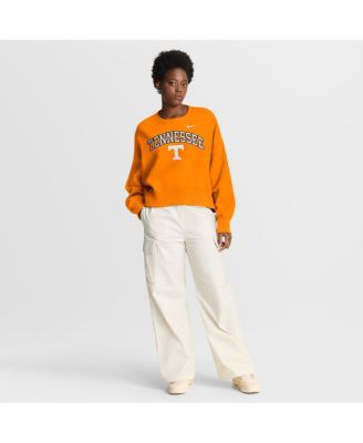 Women's Tennessee Orange Tennessee Volunteers Oversized Phoenix Arch Pullover Sweatshirt