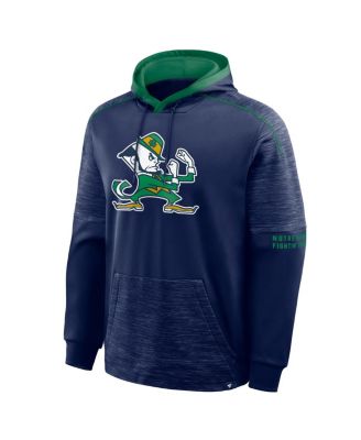 Men's Navy Notre Dame Fighting Irish Quad Defender&nbsp;Pullover Hoodie