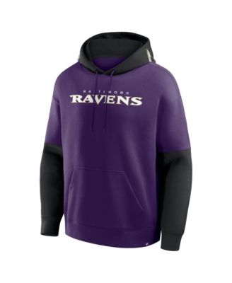 Men's Purple Baltimore Ravens Helmet Pullover Hoodie
