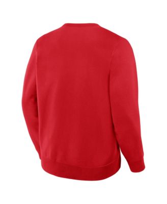 Men's Red Kansas City Chiefs Direct Handoff Legacy Pullover Sweatshirt