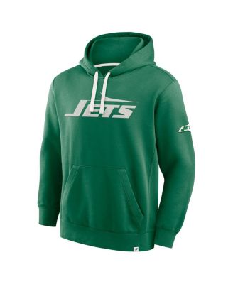 Men's Kelly Green New York Jets New Horizons Heritage Pullover Hoodie