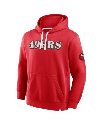 Men's Scarlet San Francisco 49ers New Horizons Heritage Pullover Hoodie