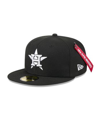 New Era - Men's x Alpha Industries Black Houston Astros 59FIFTY Fitted Hat