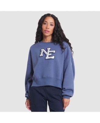 Nike - Women's Storm Blue New England Patriots 2025 Rivalries Collection Oversized Phoenix Fleece Sweatshirt