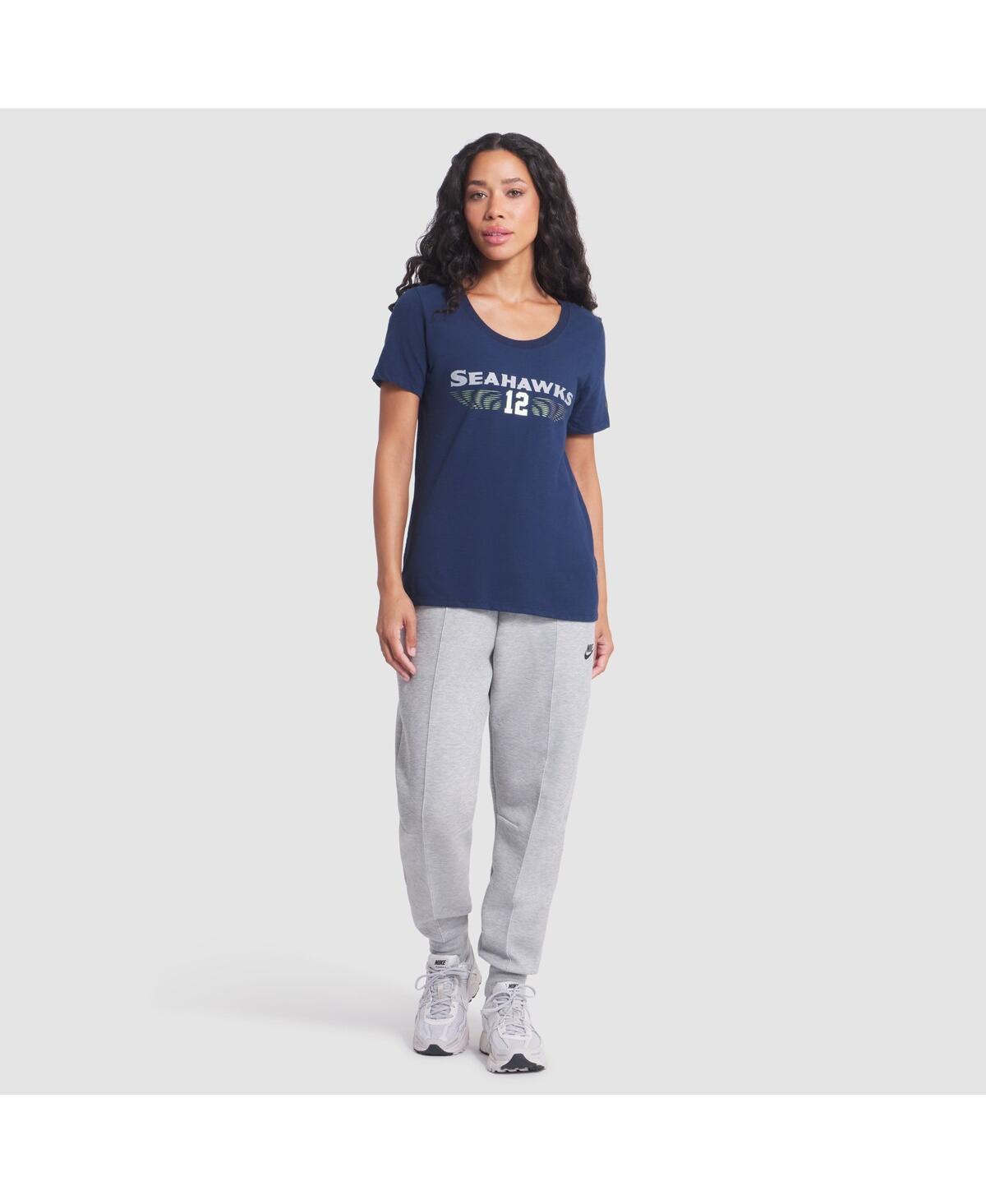 Nike Seattle Seahawks Rivalries Collection Slub  Women's Dri-fit Nfl T-shirt In Blue