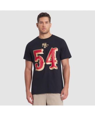 Nike - Men's Fred Warner Black San Francisco 49ers 2025 Rivalries Collection Player Name Number T-Shirt