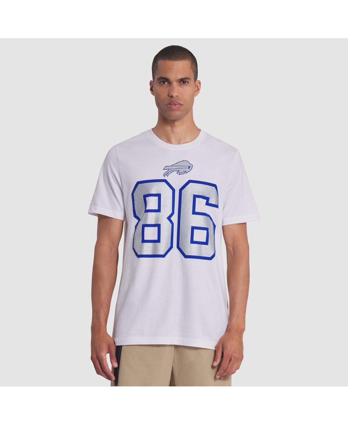 Nike Men's Dalton Kincaid White Buffalo Bills 2025 Rivalries Collection Player Name Number T-shirt In White