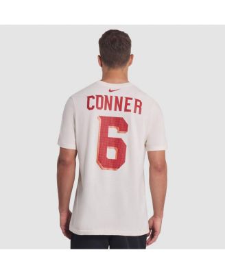 Men's James Conner Natural Arizona Cardinals 2025 Rivalries Collection Player Name Number T-Shirt
