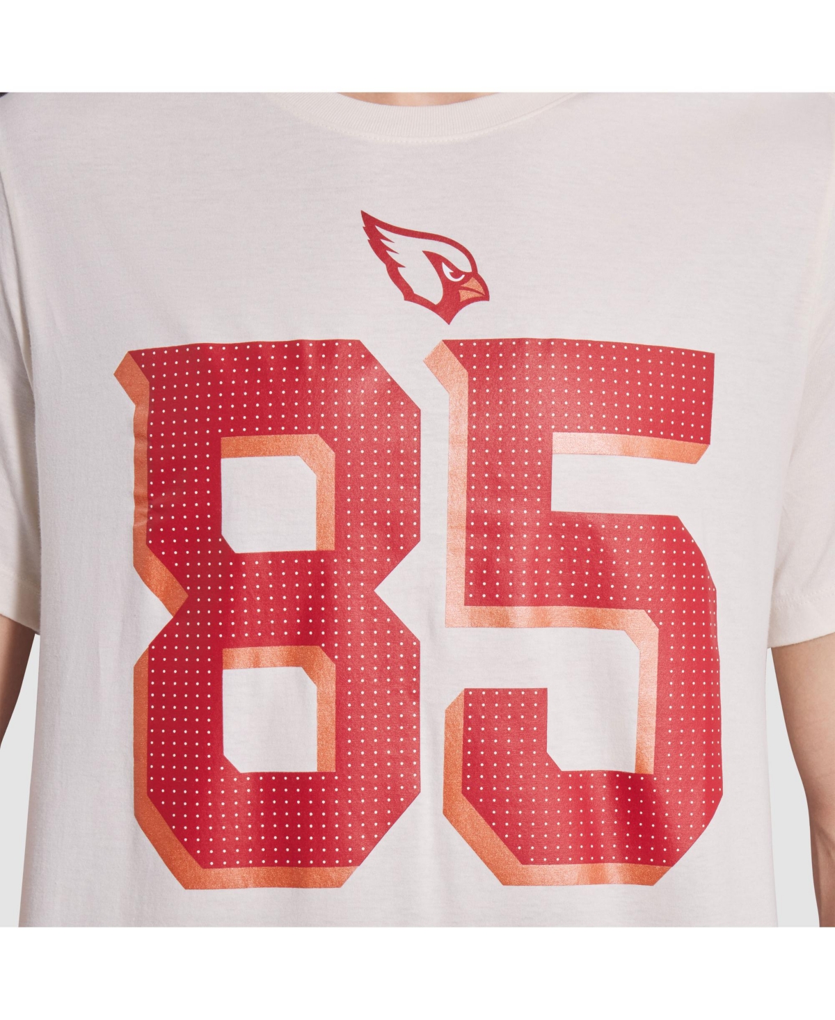 Nike Men's Trey Mcbride Natural Arizona Cardinals 2025 Rivalries Collection Player Name Number T-shirt In Multi