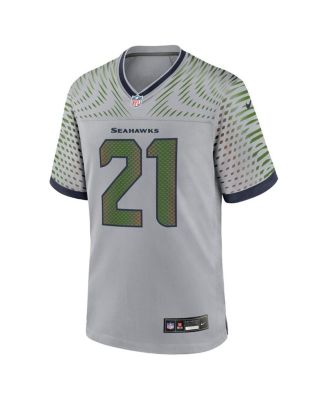 Men's Devon Witherspoon Wolf Gray Seattle Seahawks 2025 Rivalries Collection Game Jersey