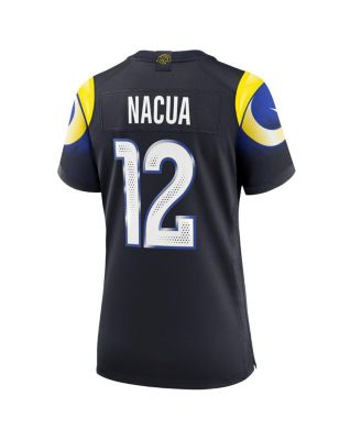 Women's Puka Nacua&nbsp;Midnight Blue Los Angeles Rams 2025 Rivalries Collection Game Jersey