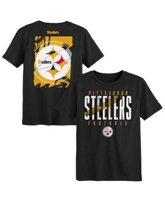 Outerstuff - Preschool Black Pittsburgh Steelers Posterize T-Shirt