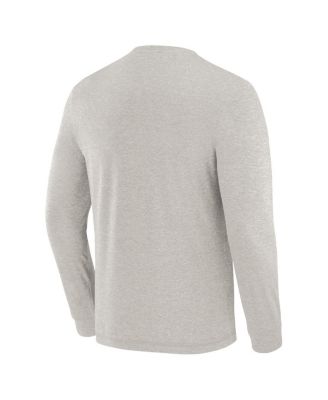 Men's Gray Pittsburgh Steelers Four Down Long Sleeve T-Shirt