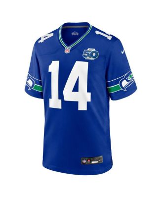 Men's Sam Darnold Royal Seattle Seahawks Alternate 50th Season Game Jersey