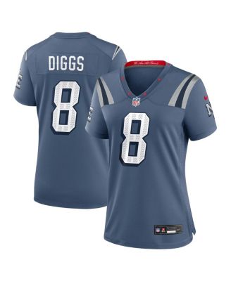 Nike - Women's Stefon Diggs&nbsp;Storm Blue New England Patriots 2025 Rivalries Collection Game Jersey