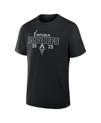 Men's and Women's Black Las Vegas Aces 2025 WNBA Playoffs T-Shirt