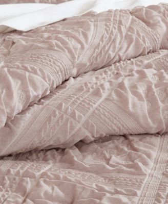 Mona Sculpted Jacquard 5-Pc. Comforter Set, Full/Queen