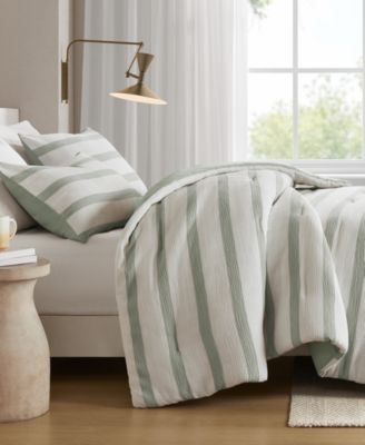 Merritt Yarn-Dyed Striped 3-Pc. Comforter Set, Full/Queen