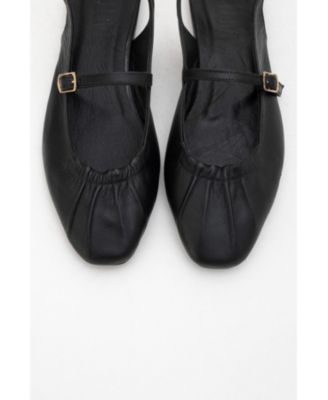 Britney Leather Closed-Toe Sandal (Women)