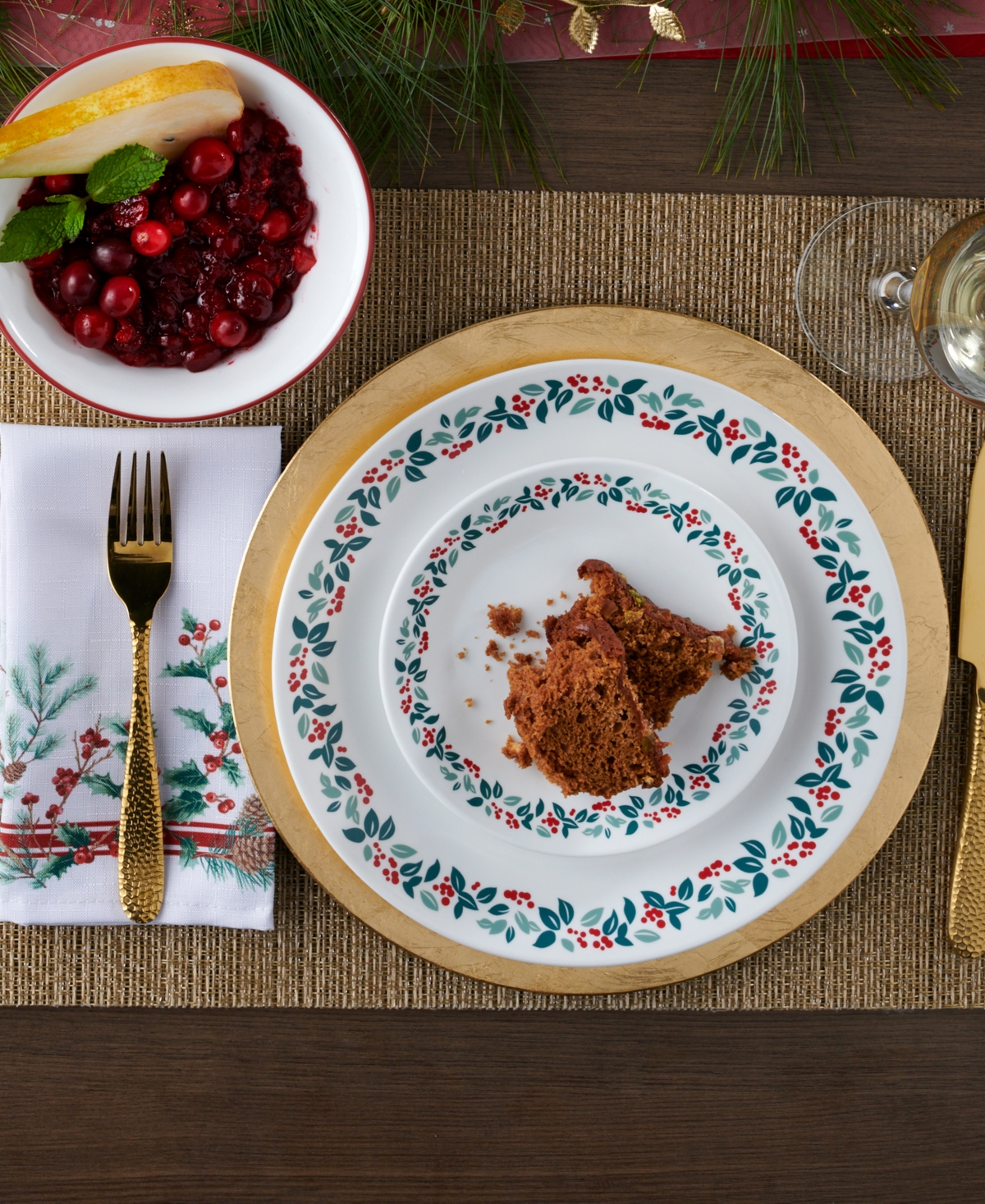 Corelle Be Merry 18-Pc. Dinnerware Set, Service For 6