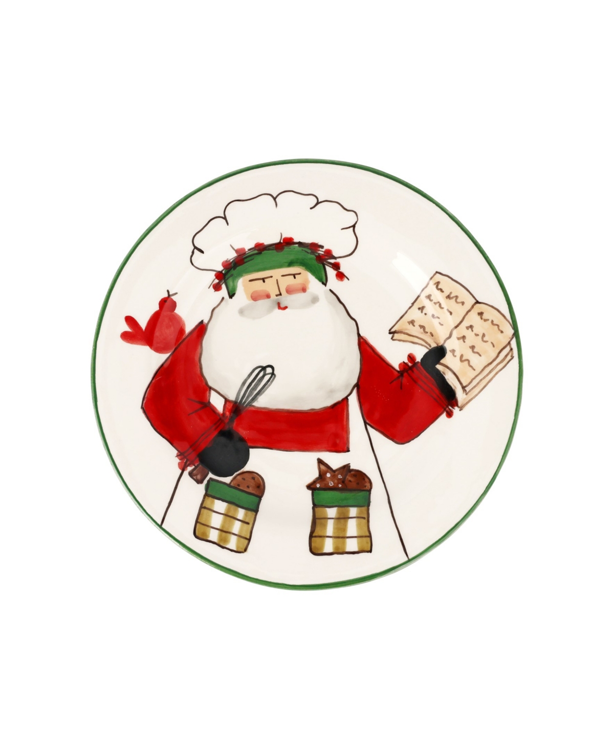 Vietri Old St. Nick 2025 Limited Edition Salad Plate