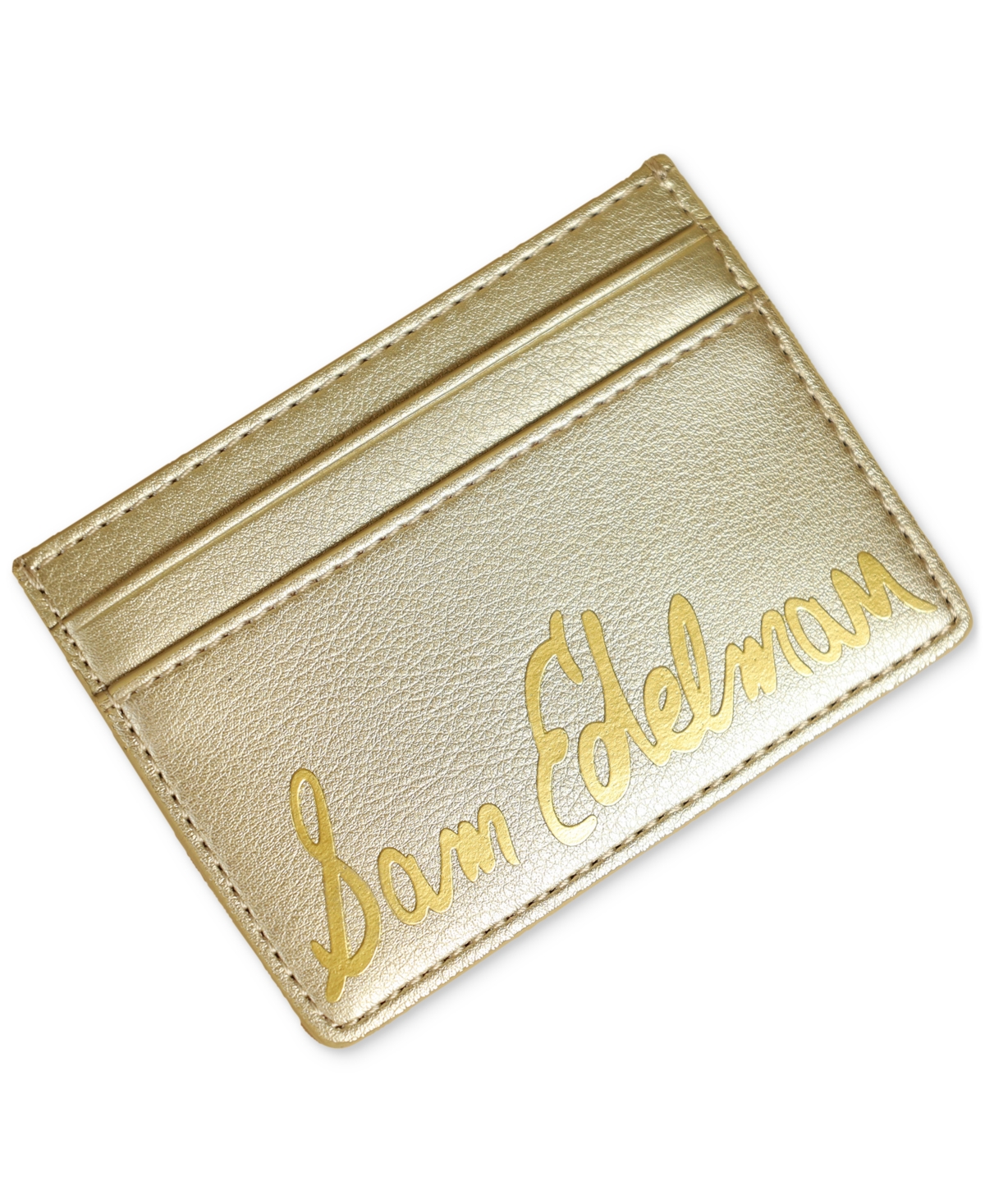 Sam Edelman Holiday 5-slot Card Case In Gold