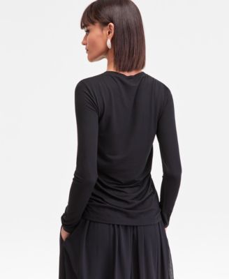 Women's Long-Sleeve Layering Top, Macy's Exclusive