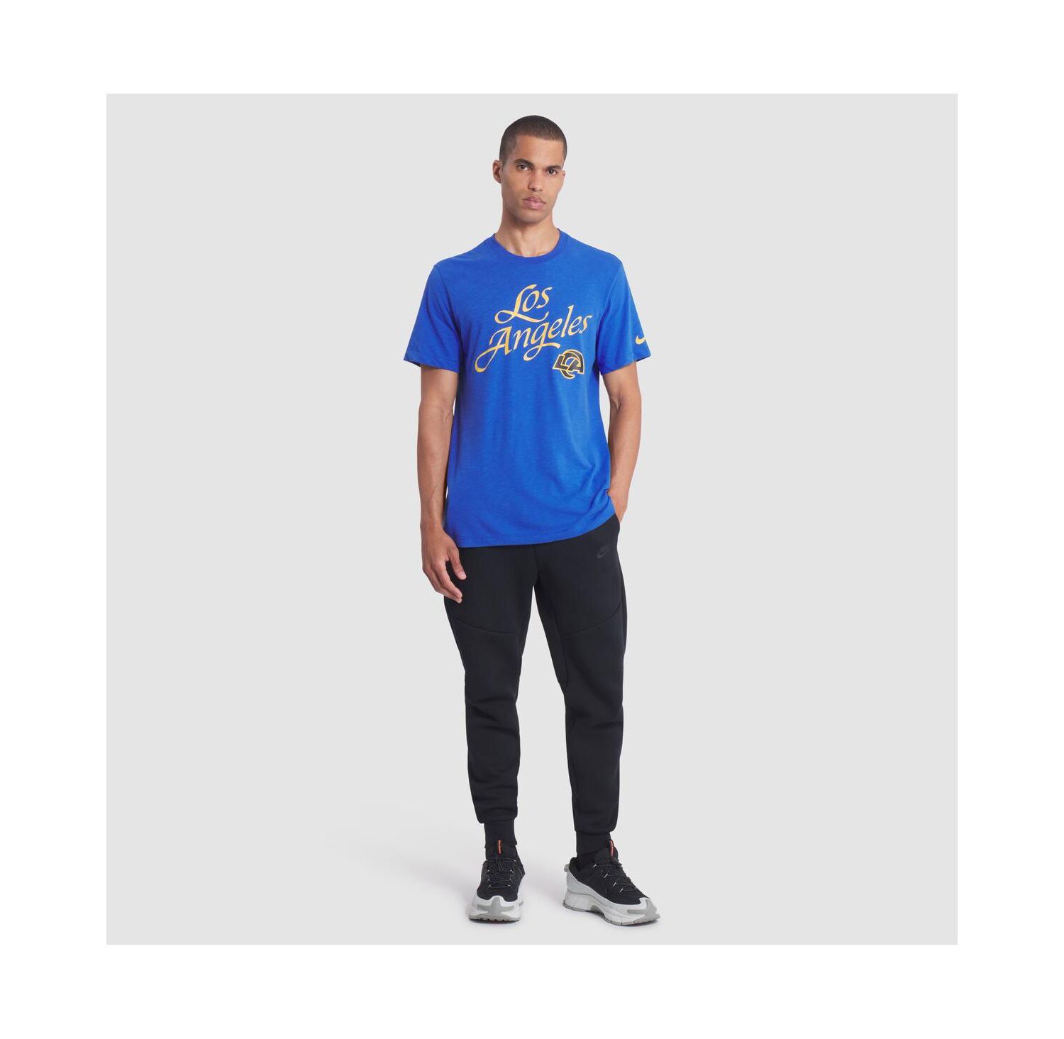 Men's Royal Los Angeles Rams 2025 Rivalries Collection Slub Dri-FIT T-Shirt
